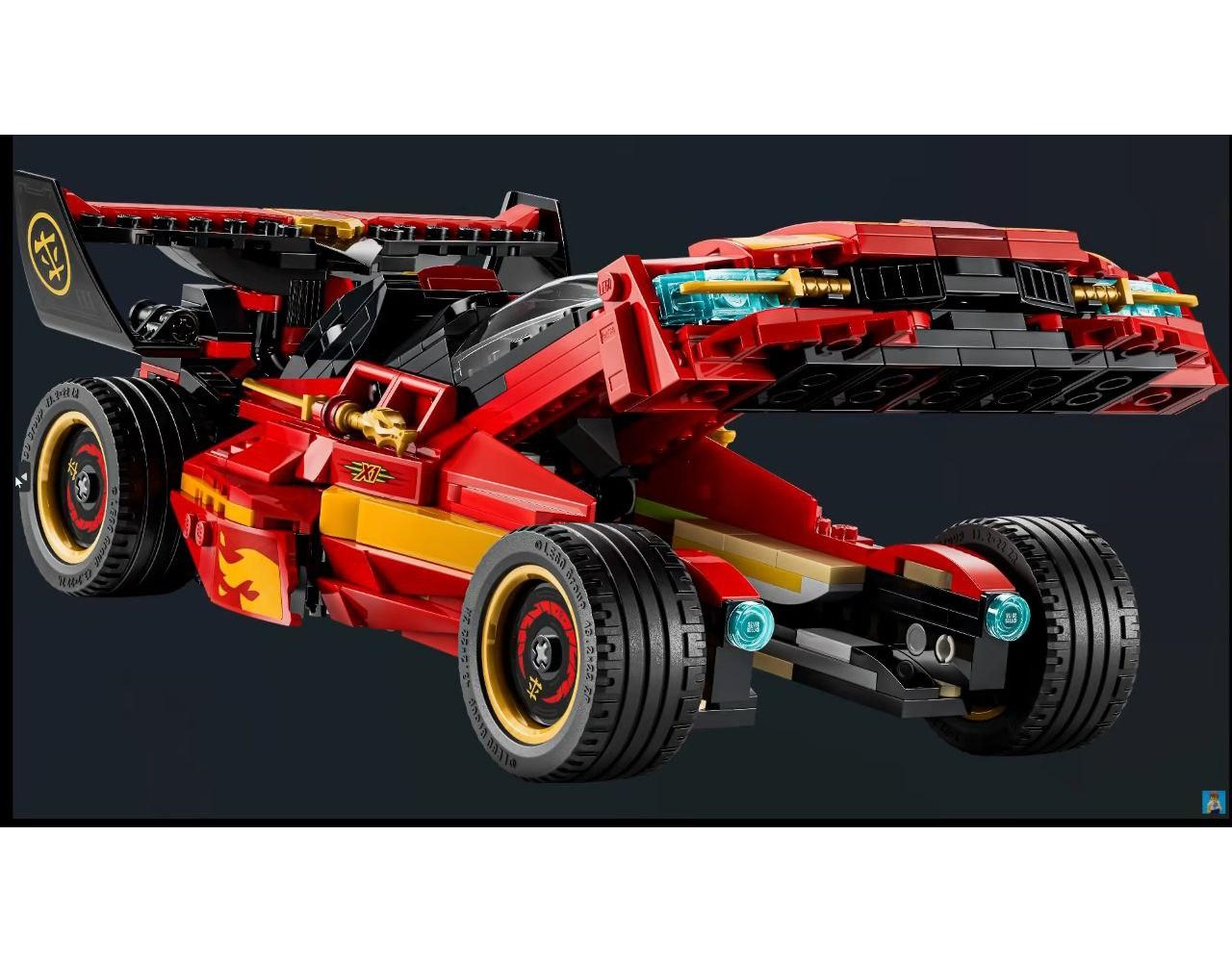 Конструктор LEGO NINJAGO Ниндзя-перехватчик Х-1 691 дет. - фото 11