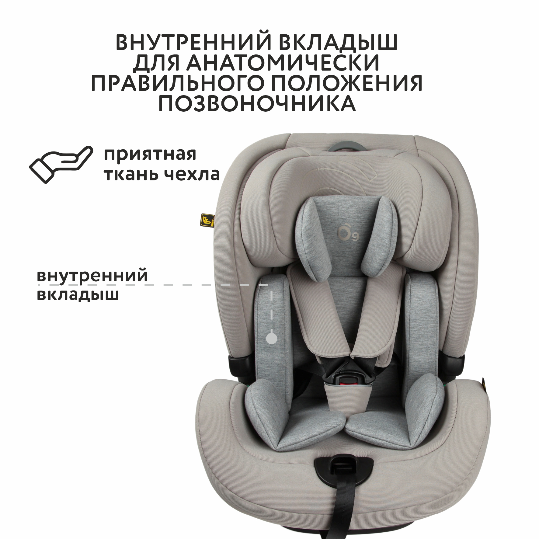 Автокресло nado Litchi Isofix 1/2/3 (9-36 кг) - фото 3