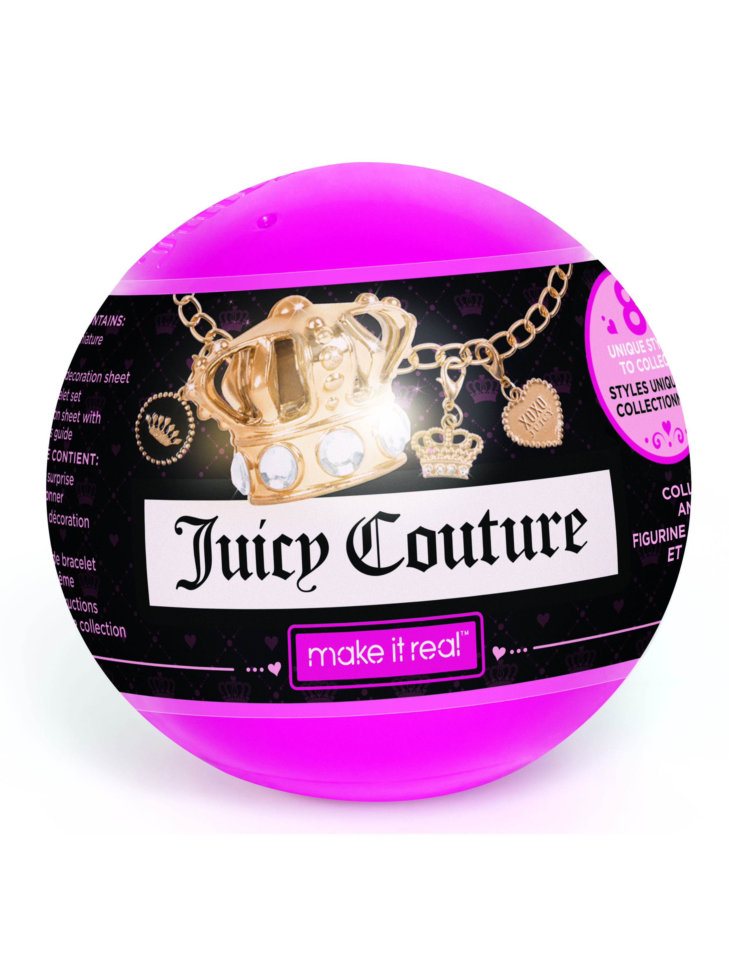 Набор для творчества Make it Real плетение Капсула-сюрприз JuicyCouture - фото 1