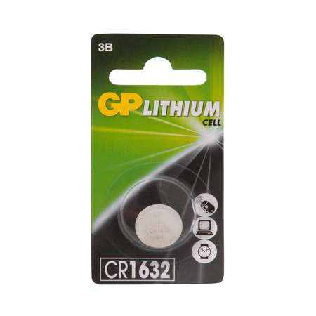 Батарейка литиевая GP CR1632 1 штука в упаковке