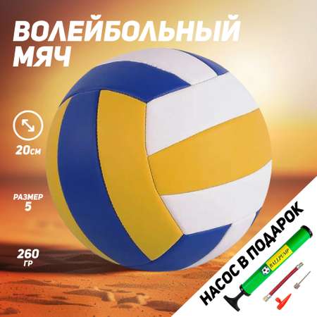 Мяч волейбольный Madliani с насосом