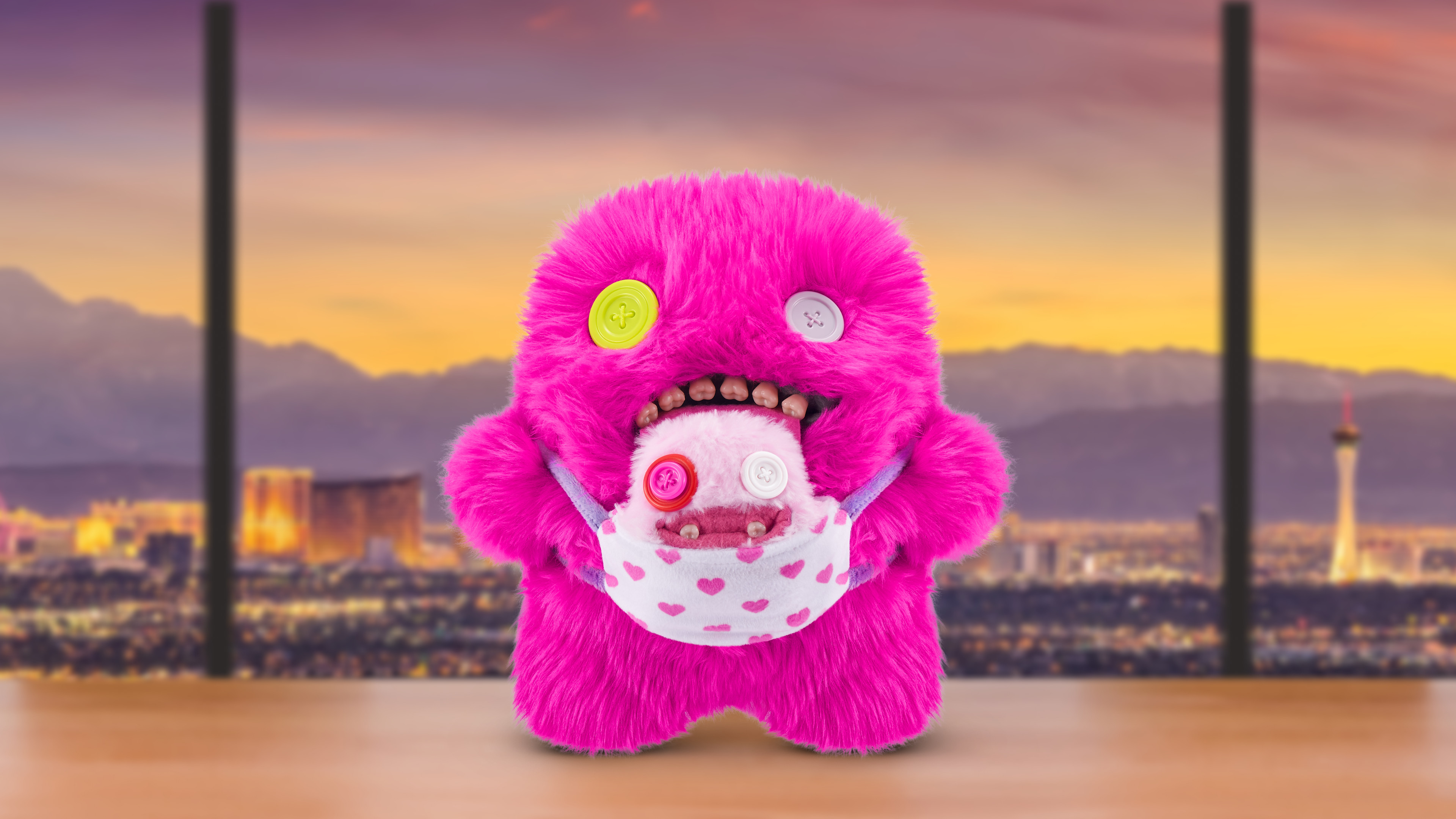 Мягкая игрушка FUGGLER Уга Буга с малышом 24 см - фото 8