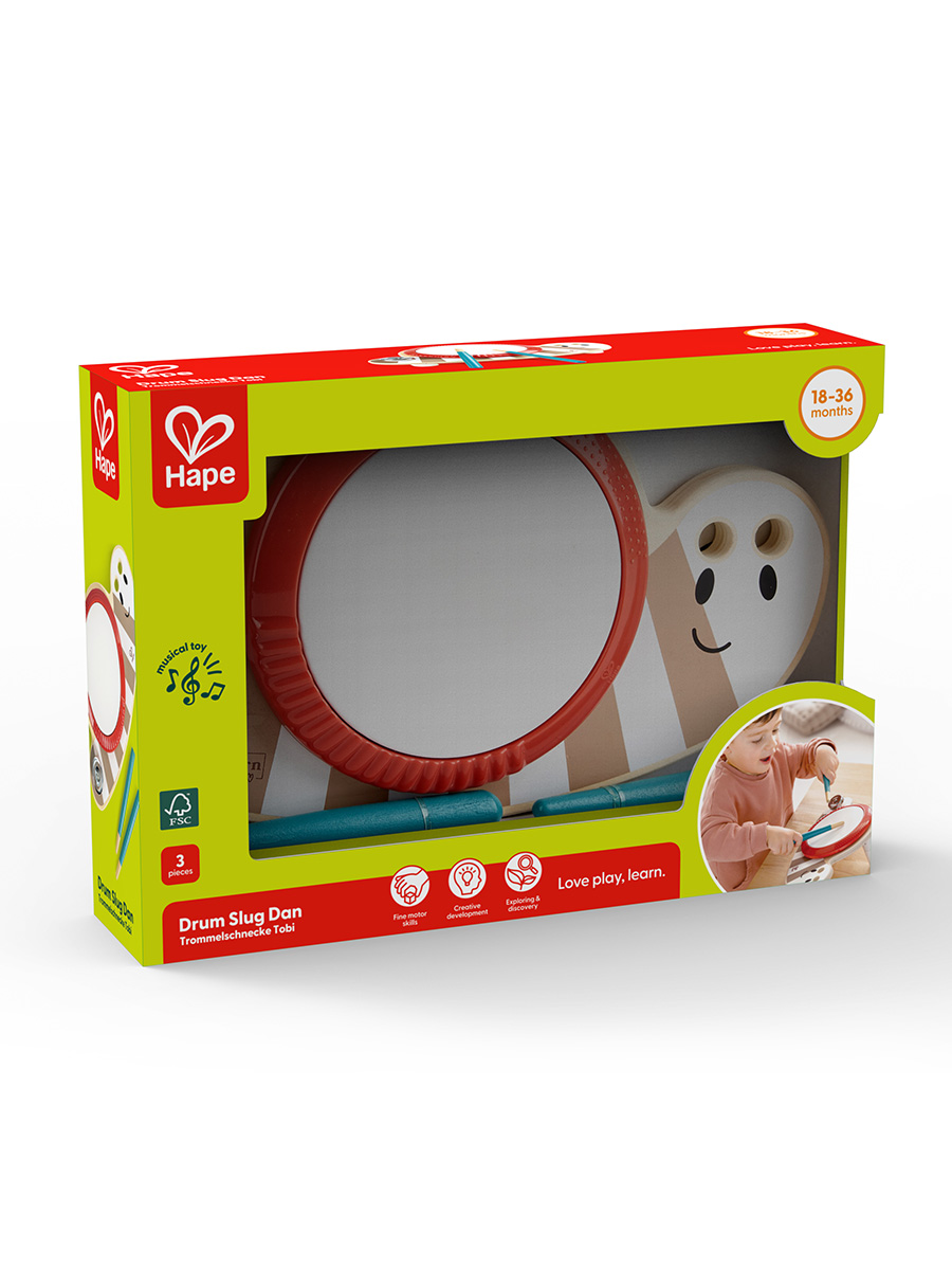 Игрушка музыкальная Hape Улитка барабаны - фото 9