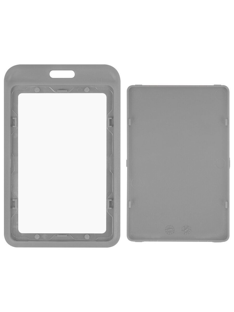 Бейдж Brauberg серый - фото 4