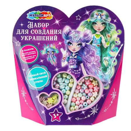 Набор для творчества Multiart бисер Цветочные феи