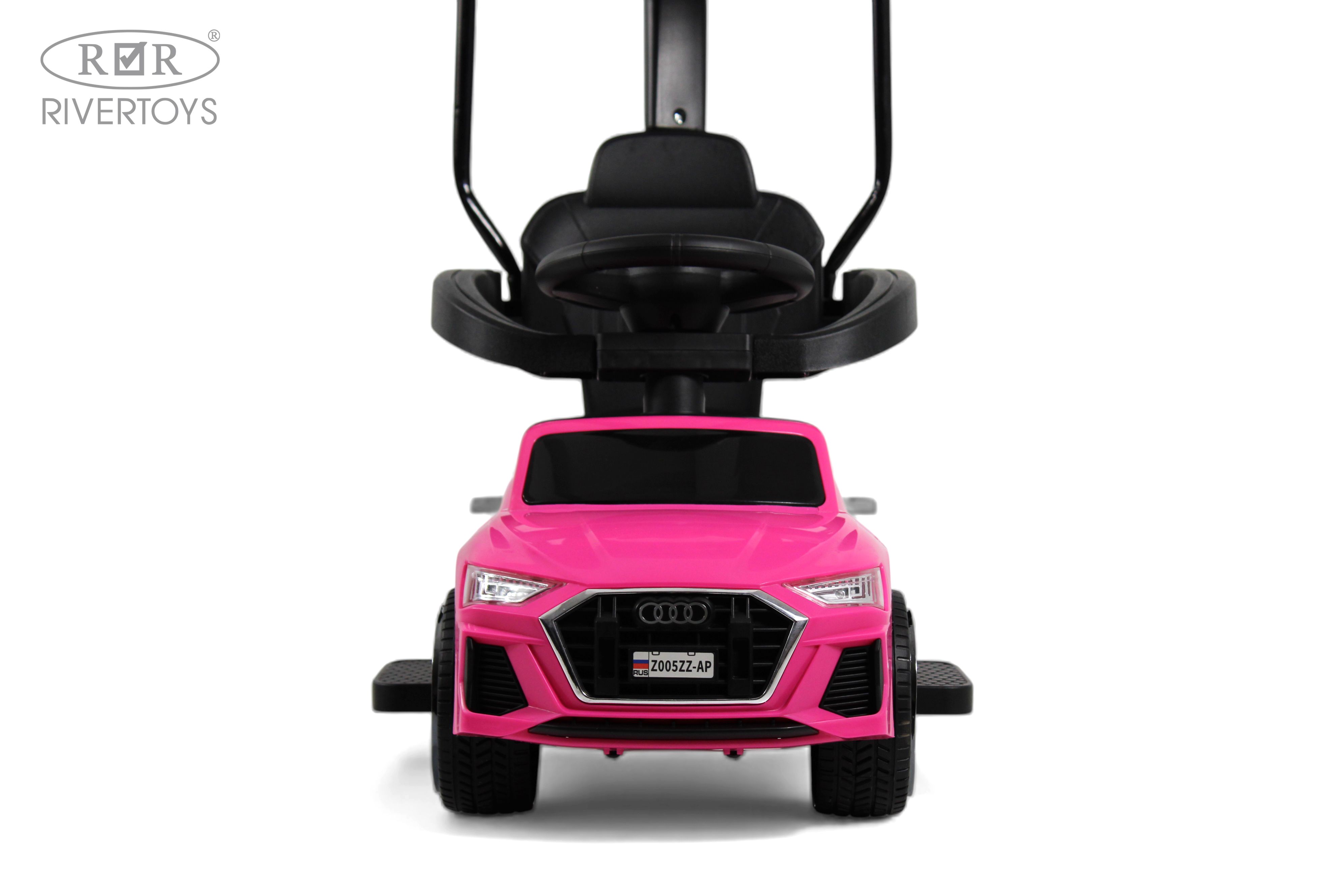 Каталка RIVERTOYS Z005ZZ-AP-PINK розовый - фото 2