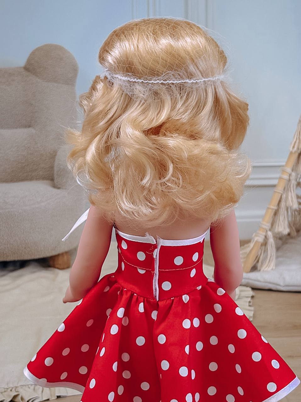 Кукла большая (ростовая) СТРАНА КУКОЛ говорящая Стелла высота 60 см 13-С-23 - фото 15