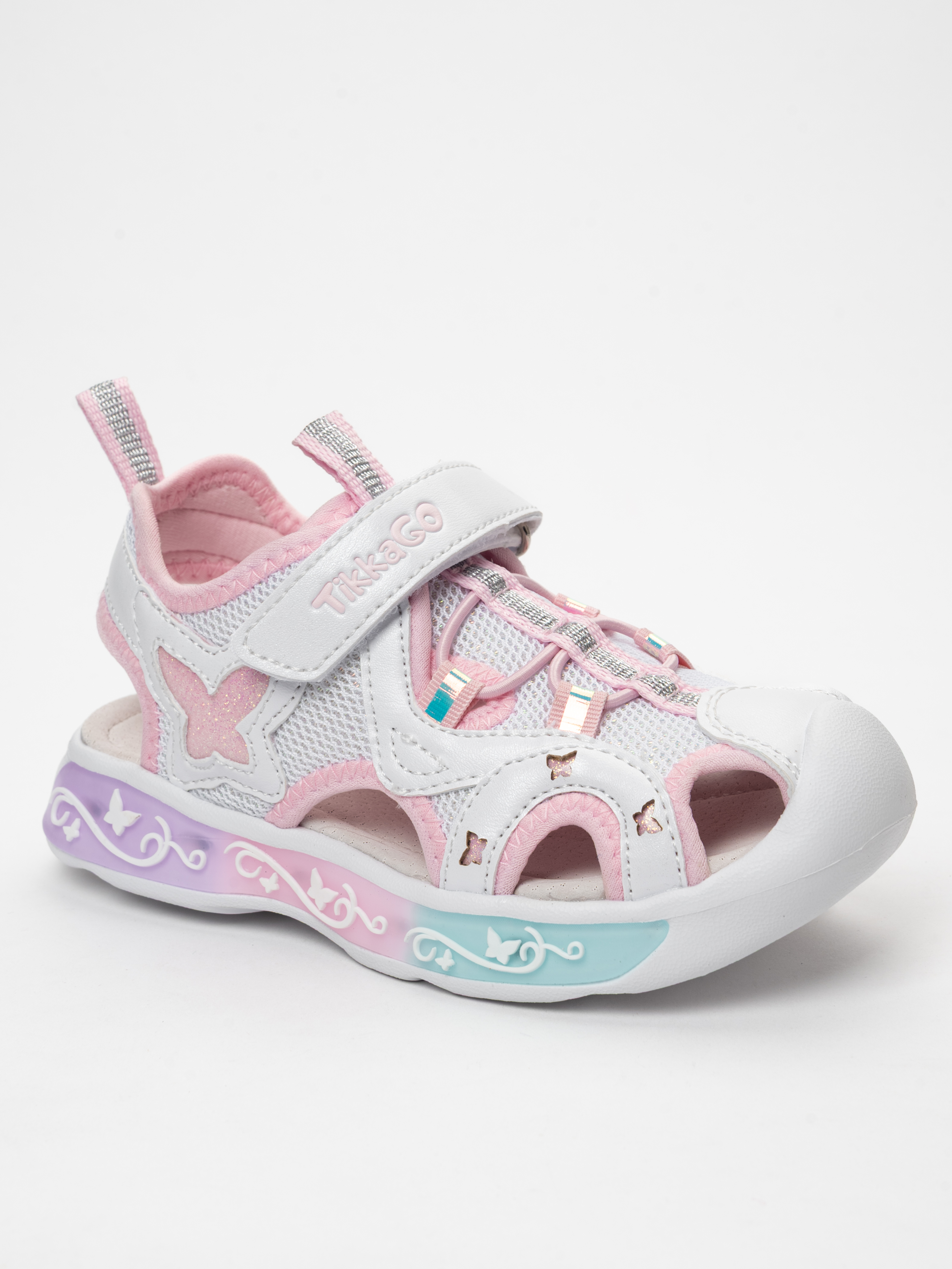 Сандалии TikkaGo 3D37_11510_white-pink - фото 8