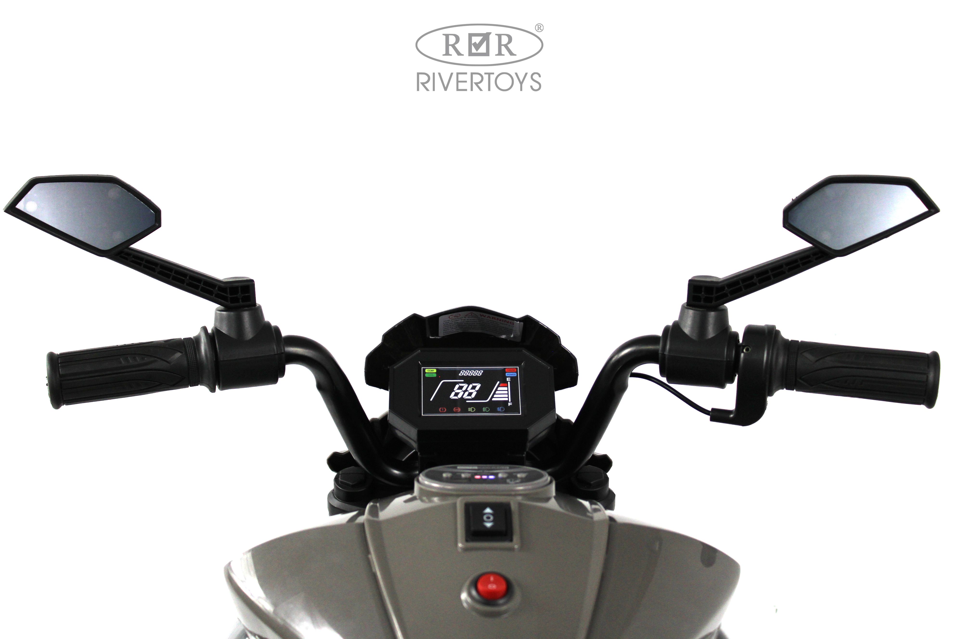 Электромобиль RIVERTOYS C111MC-GREY - фото 8