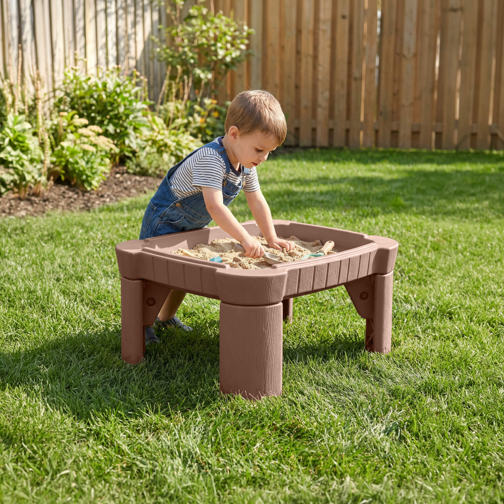 Песочница - столик детская UNIX Kids для игр с песком и водой 96х66х40,5 см - фото 19
