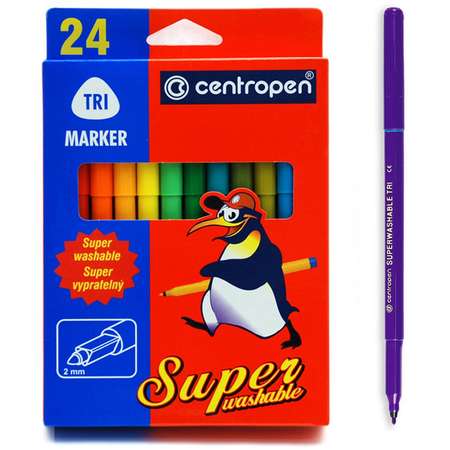 Фломастеры Centropen 24 цв.