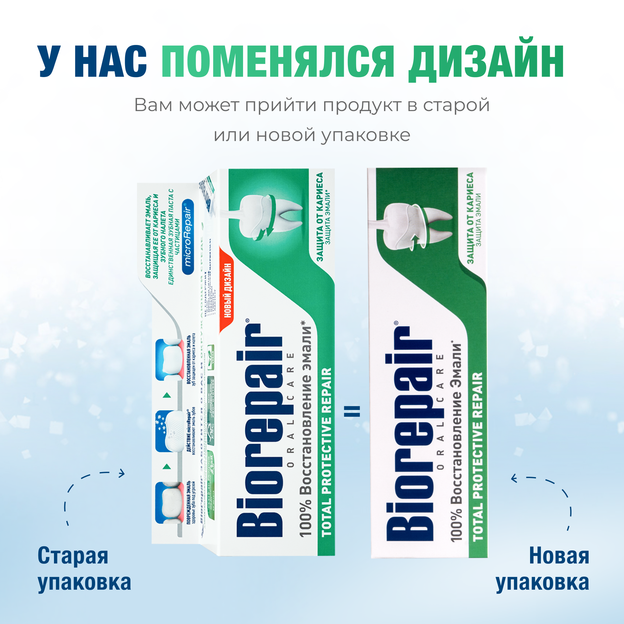 Зубная паста Biorepair без фтора мята - фото 10