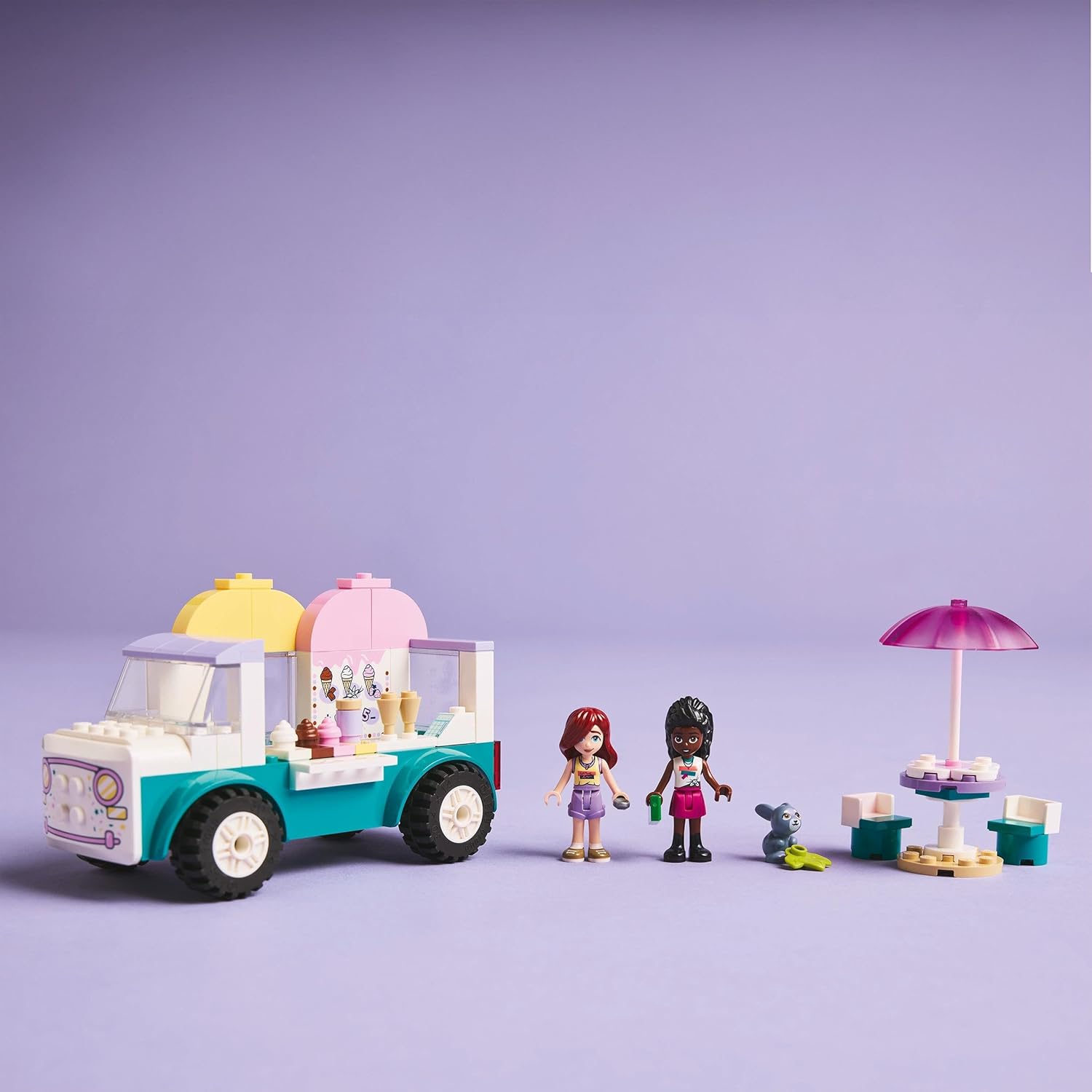 Конструктор LEGO Friends Грузовик с мороженым блочный - фото 5