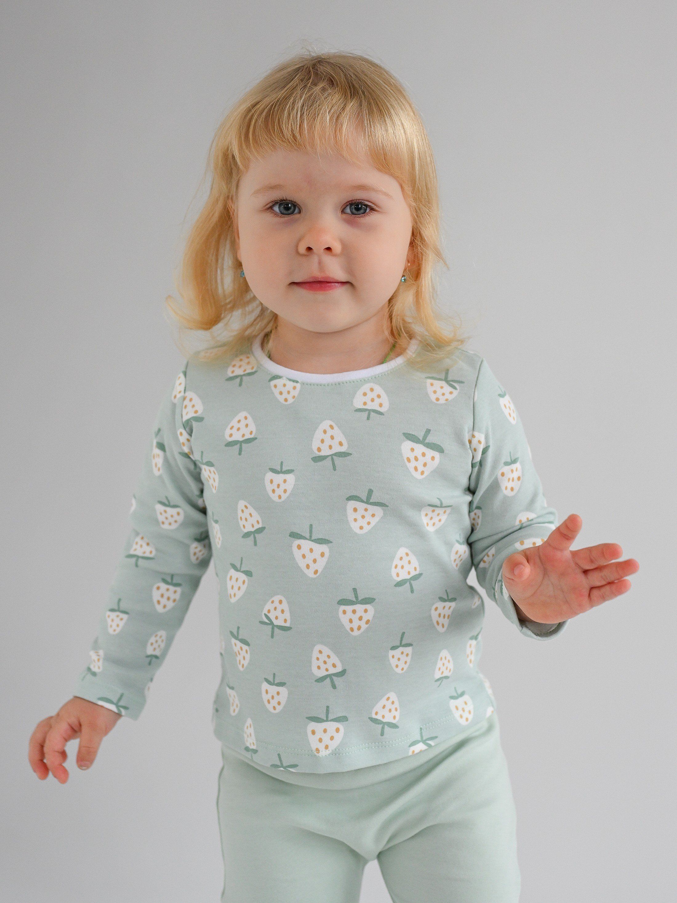 Лонгслив и леггинсы LEVA костюм_сахарная клубника - фото 10