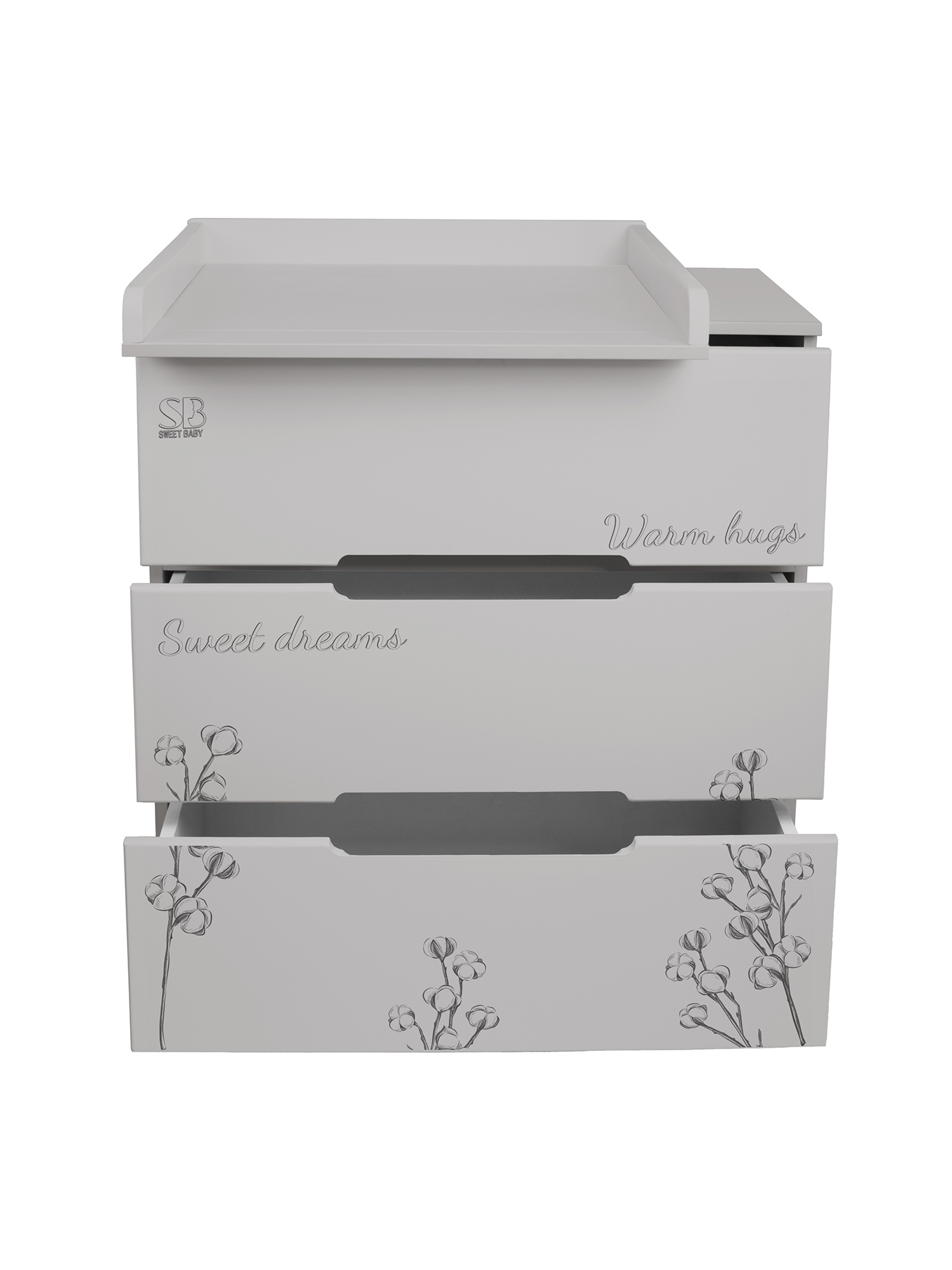 Комод пеленальный Sweet Baby Arte кашемир/хлопок - фото 13