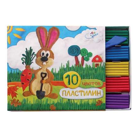 Пластилин Спейс 10 цв.