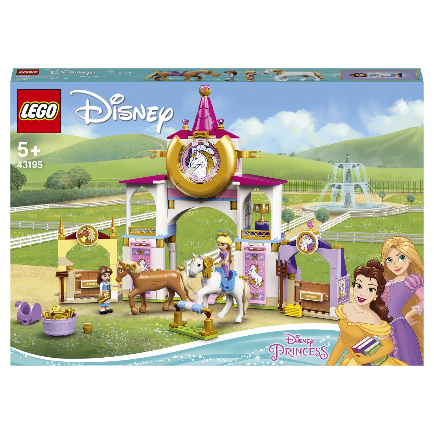 Конструктор LEGO Disney Princess Конюшня Белль и Рапунцель 239 дет. - фото 2