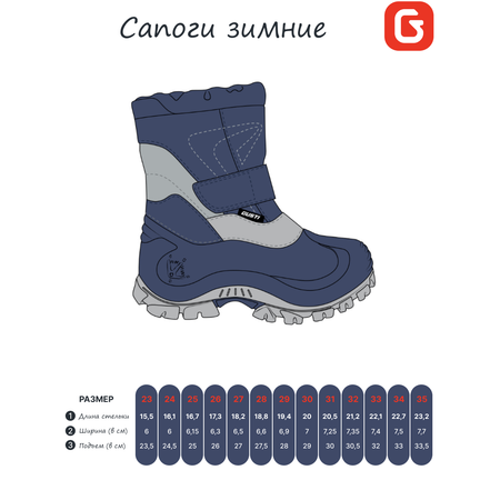 Сноубутсы GUSTI