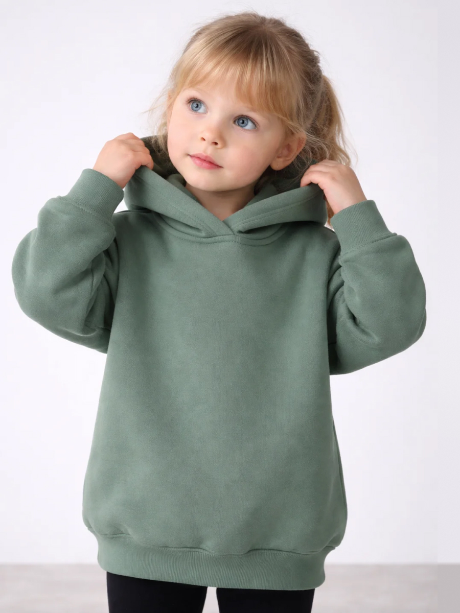 Худи-платье Эскимо у-12-2003полынь - фото 1