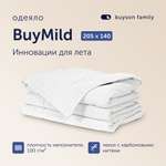 Летнее одеяло buyson BuyMild, 140х205 см, микрофибра с карбоновой нитью
