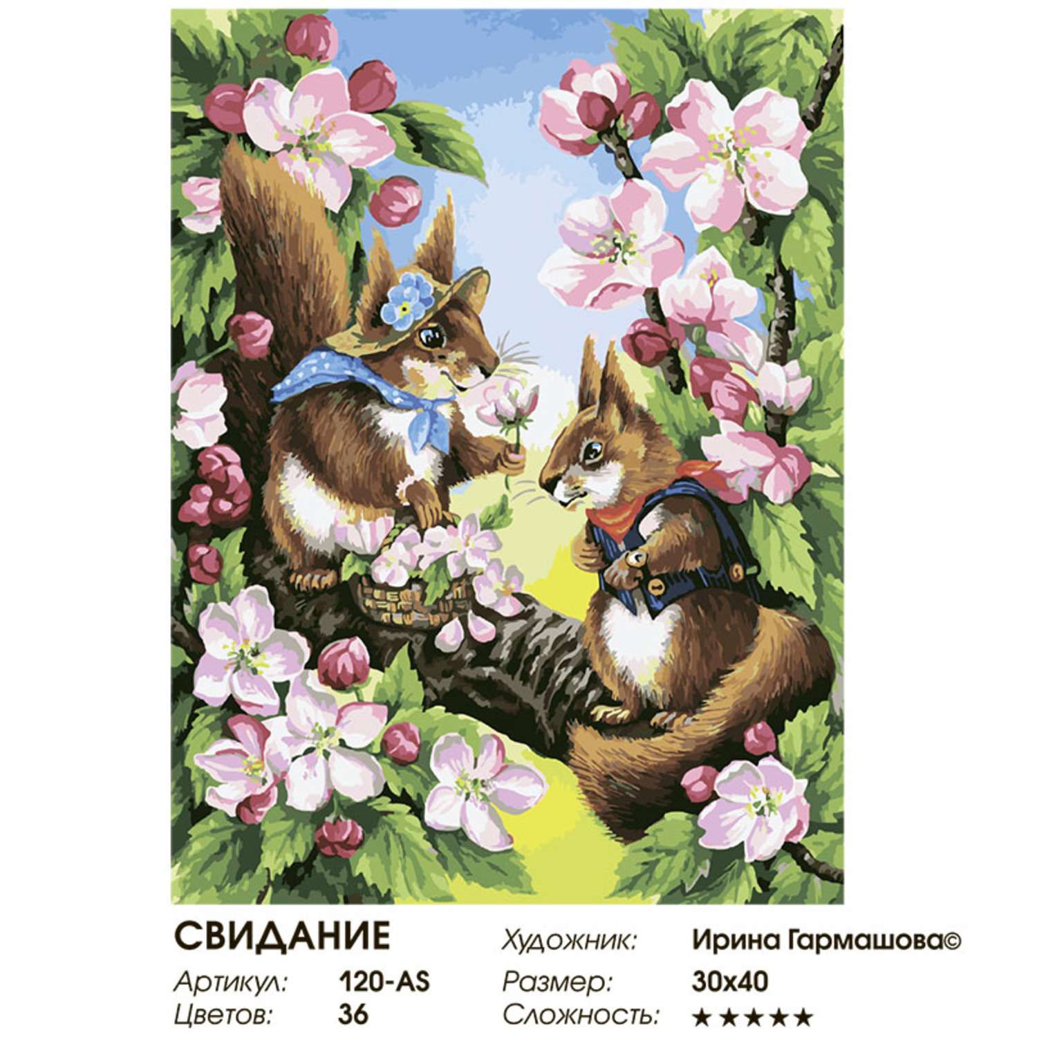 Картина по номерам Белоснежка - фото 7
