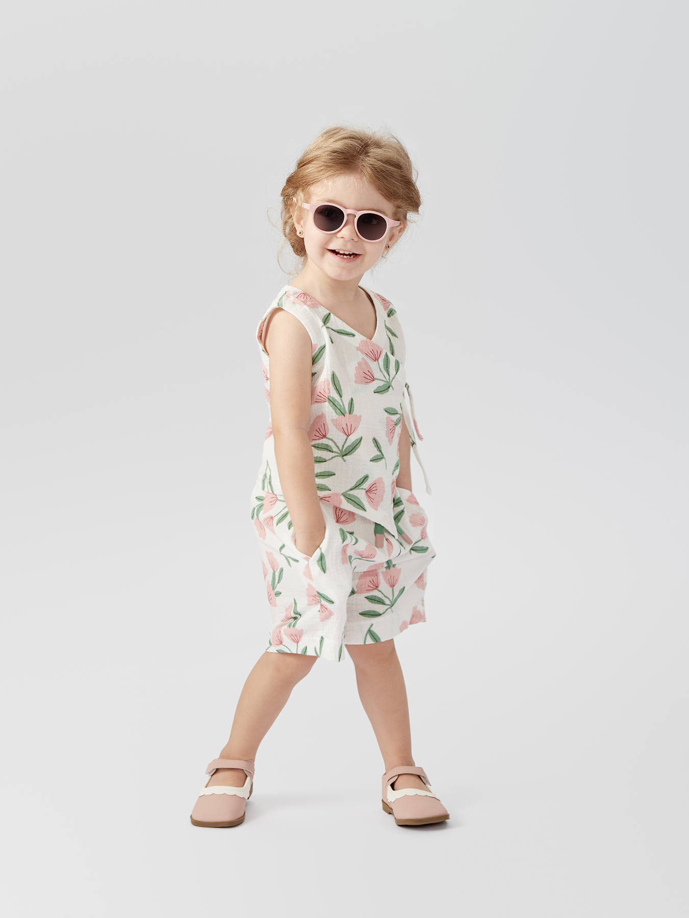 Халат Happy Baby 88194_pink flower - фото 14