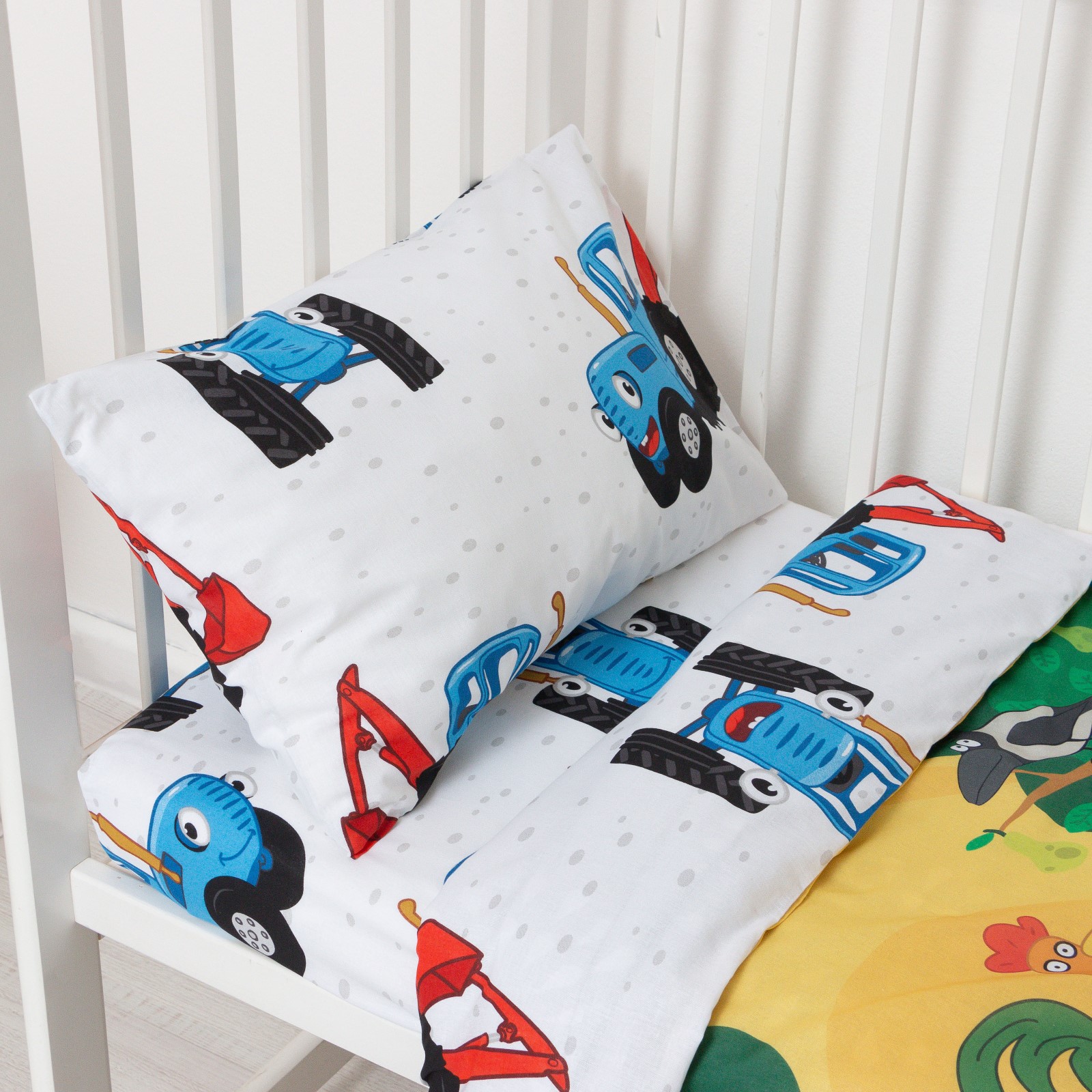 Комплект постельного белья Синий трактор - фото 2