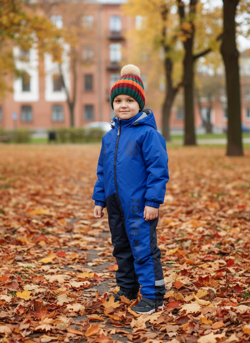 Комбинезон Arctic kids 30-037 синий - фото 2