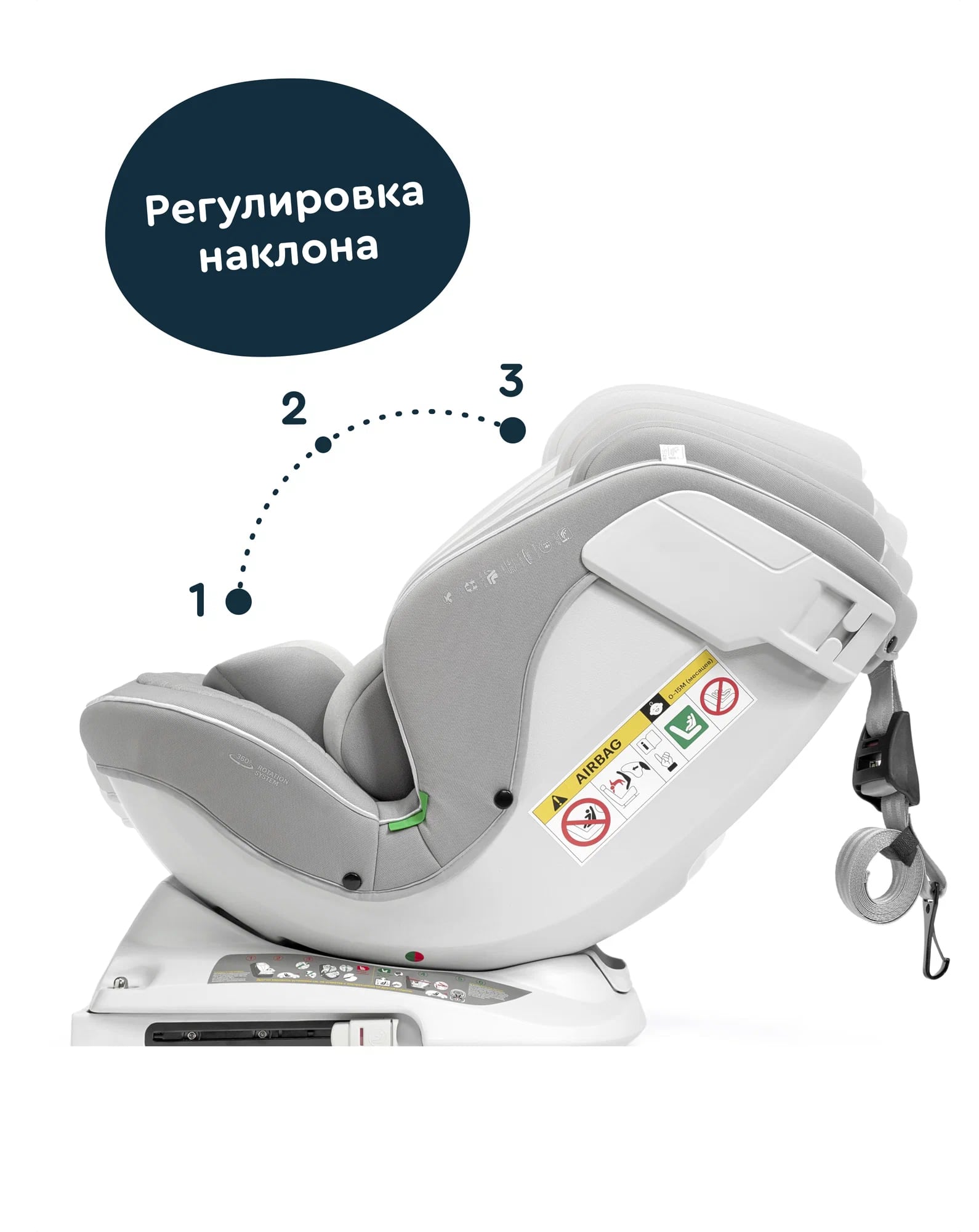 Автокресло Junion Julsi Isofix 0+/1/2/3 (0-36 кг) - фото 5