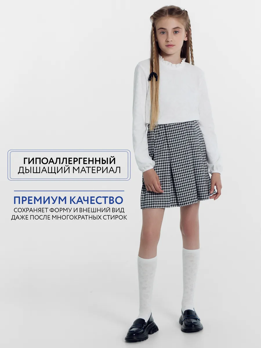 Юбка Mark Formelle (Марк Формэль) 157039/клетка виши - фото 3