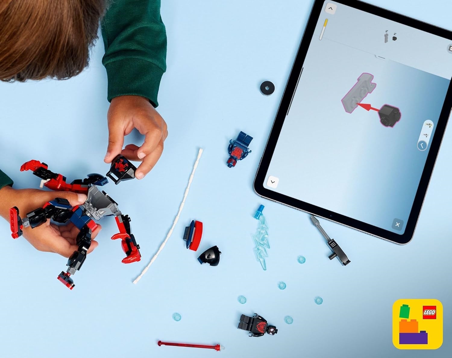 Конструктор LEGO Marvel Super Heroes Робот Майлза Моралеса 135 дет. - фото 6