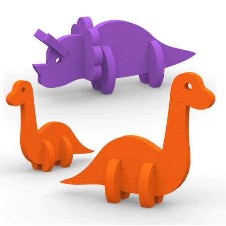 Конструктор ElBascoToys Динозавры блочный