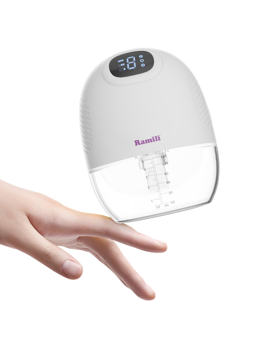 Молокоотсос Ramili SE300 Четырехфазный бионический с двумя бутылочками - фото 3