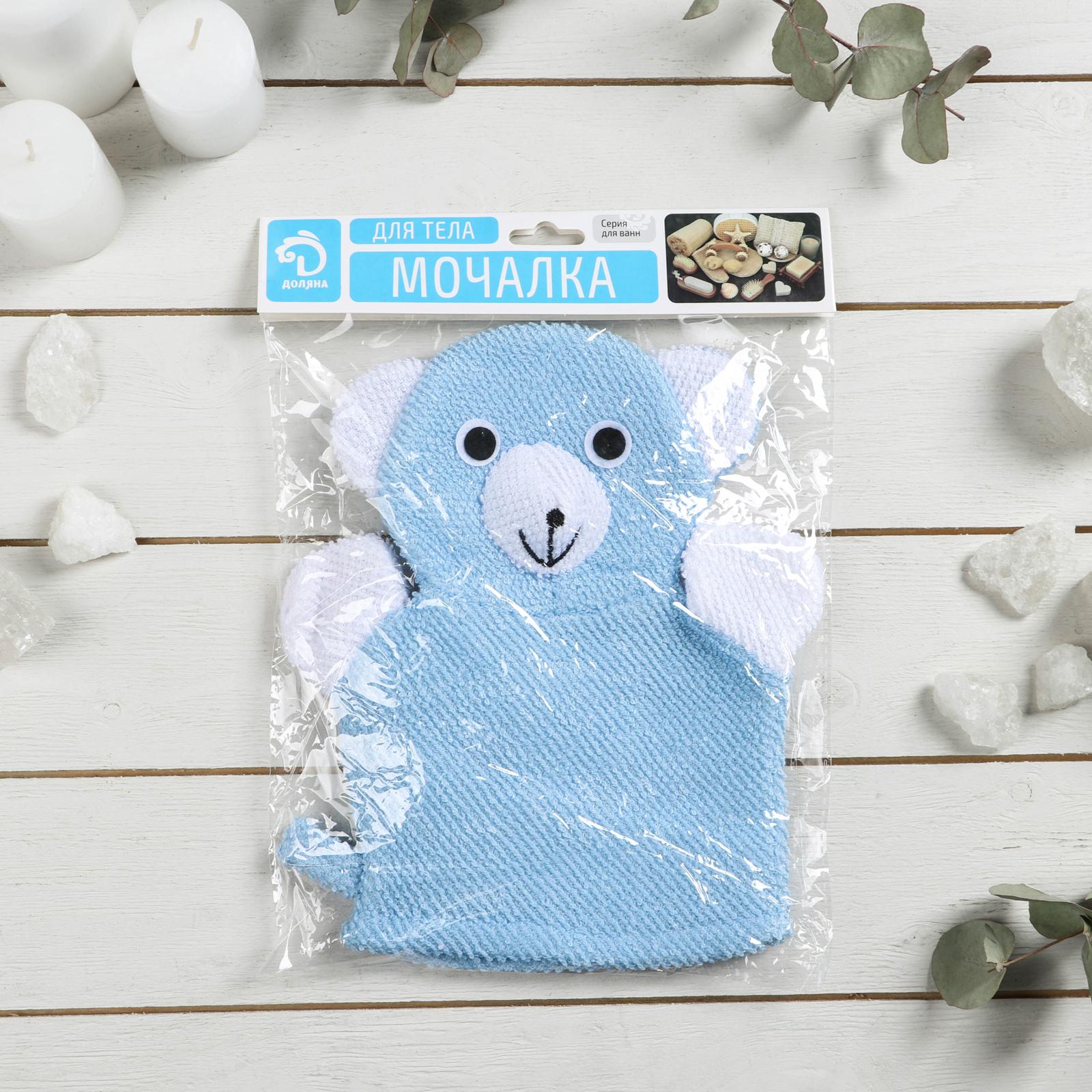 Мочалка Доляна Мишка - фото 3