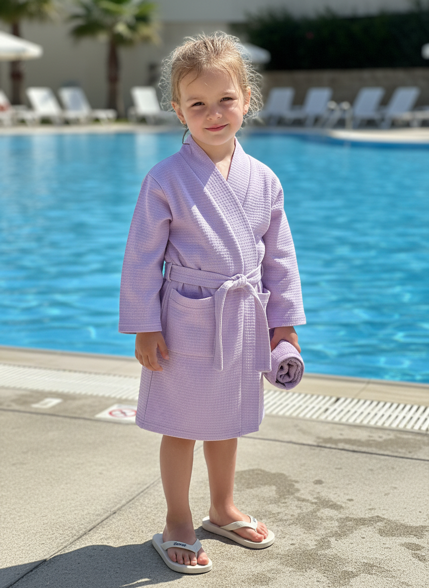 Халат Утенок 913 лиловый - фото 2