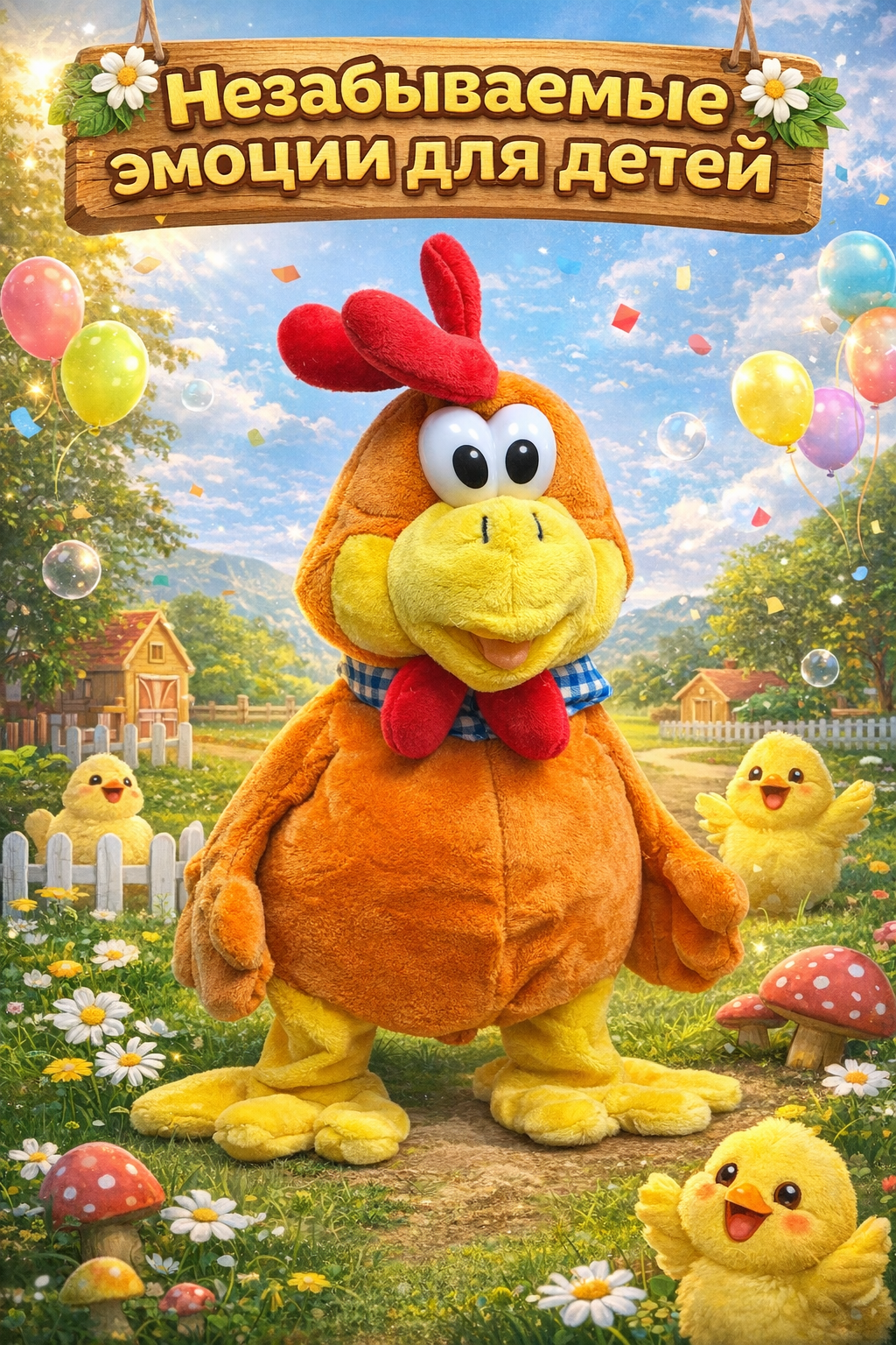 Мягкая игрушка BalaToys Петух танцующий и поющий - фото 3