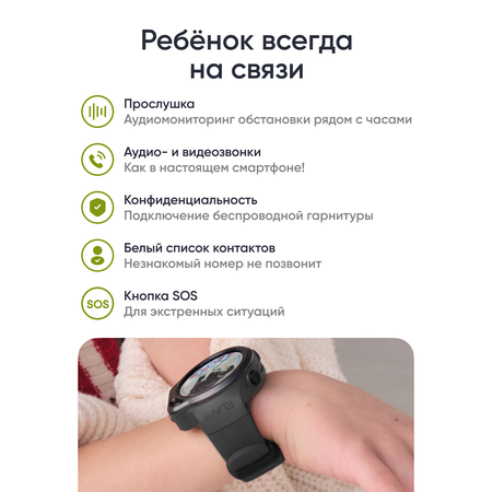 Детские смарт-часы ELARI 4GR M