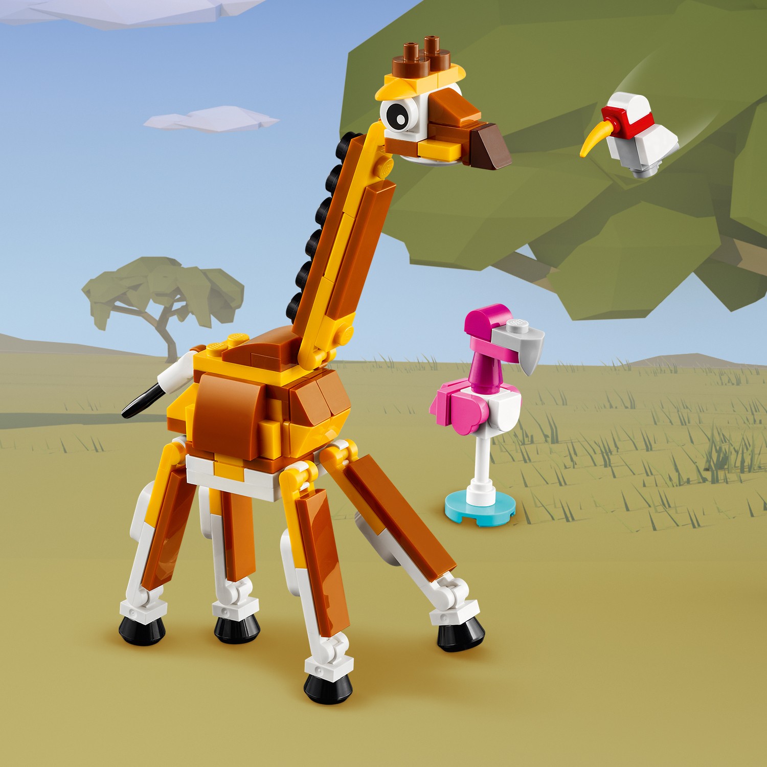Конструктор LEGO Creator Домик на дереве для сафари блочный - фото 4