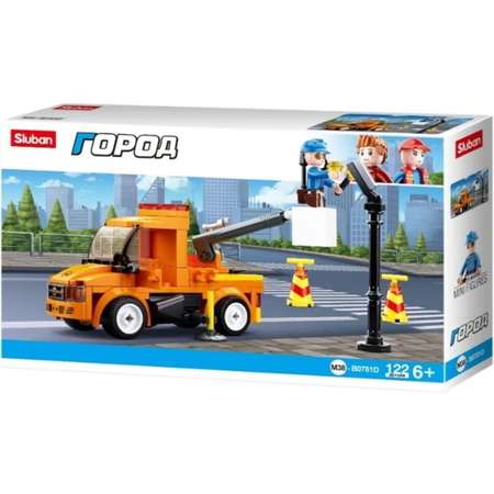 Конструктор SLUBAN Ремонт электросети сборная игровая модель