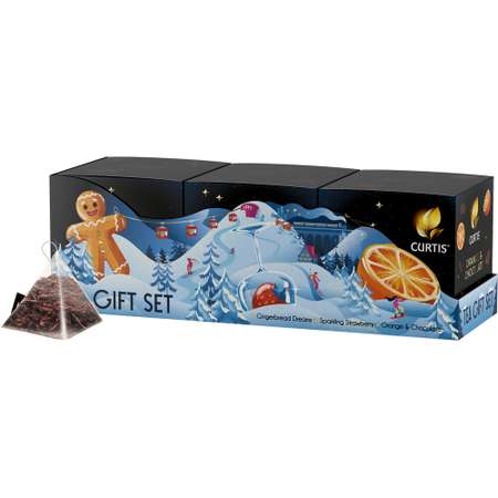 Чай подарочный Curtis Tea Gift Sets чёрный аромат пакет 63г