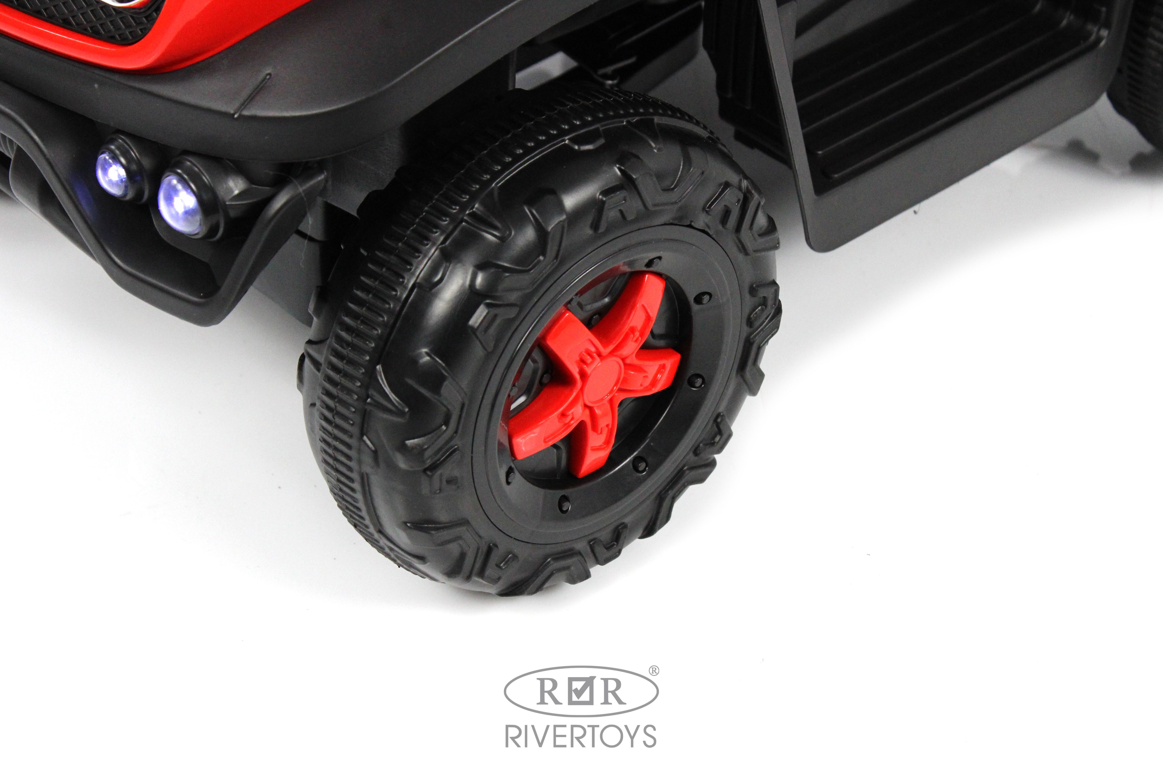 Электромобиль RIVERTOYS G005GG-RED С пультом ДУ - фото 6