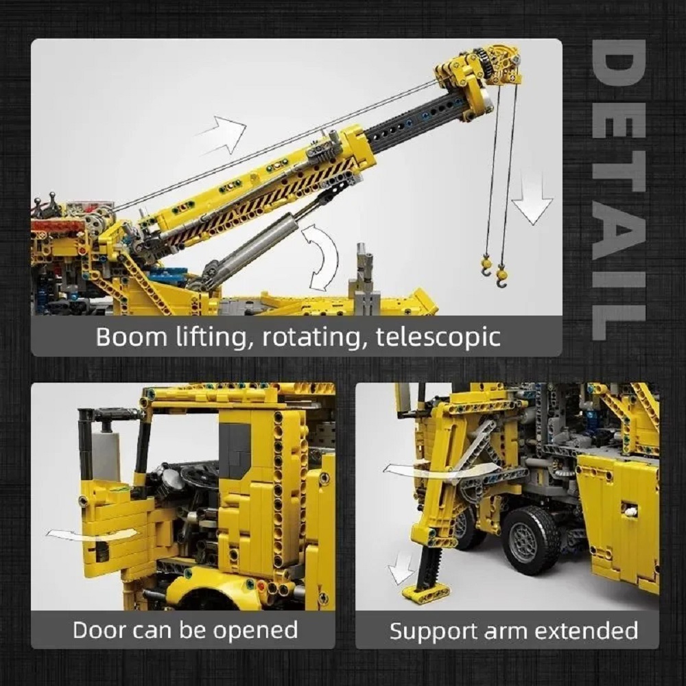 Конструктор Mould King Дорожно-спасательная машина - фото 9