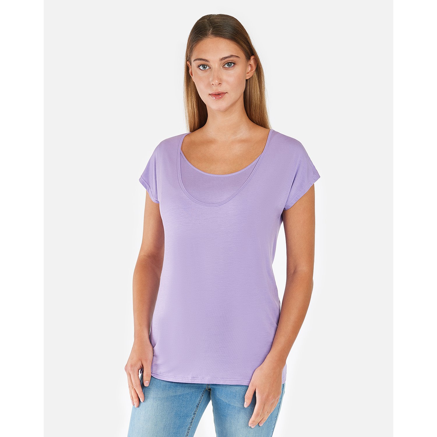 Футболка для кормящих Futurino Mama SS21-27-mat-L7 - фото 1