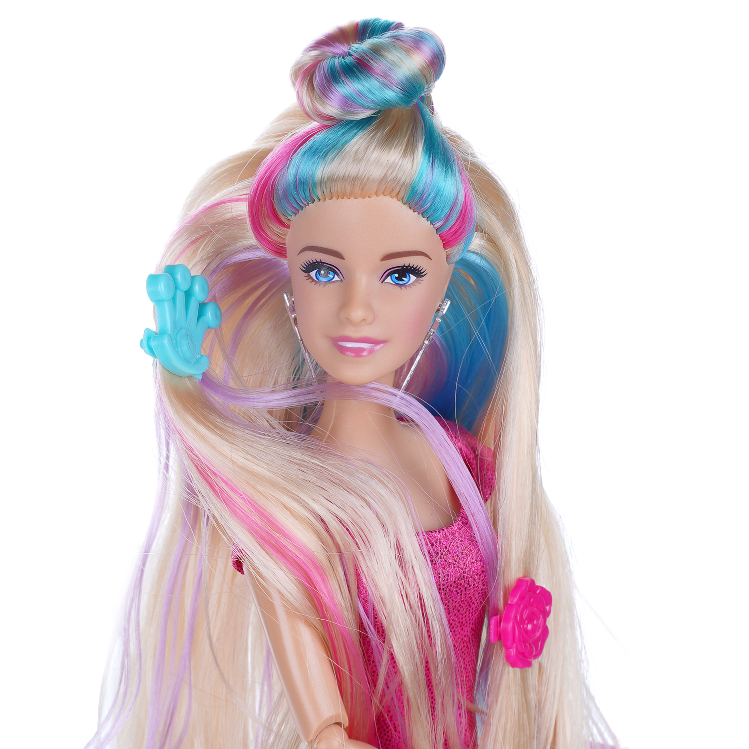 Кукла модельная Карапуз София Стильные прически высота 29 см 411541 - фото 3