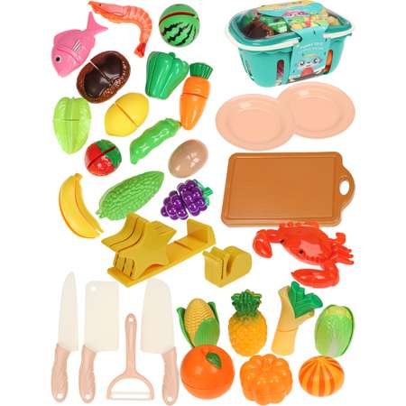 Игрушка Рыжий кот продукты, посуда
