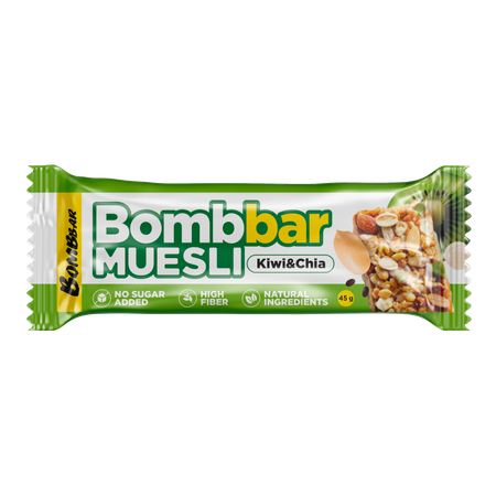 Батончик Bombbar киви-чиа 45г