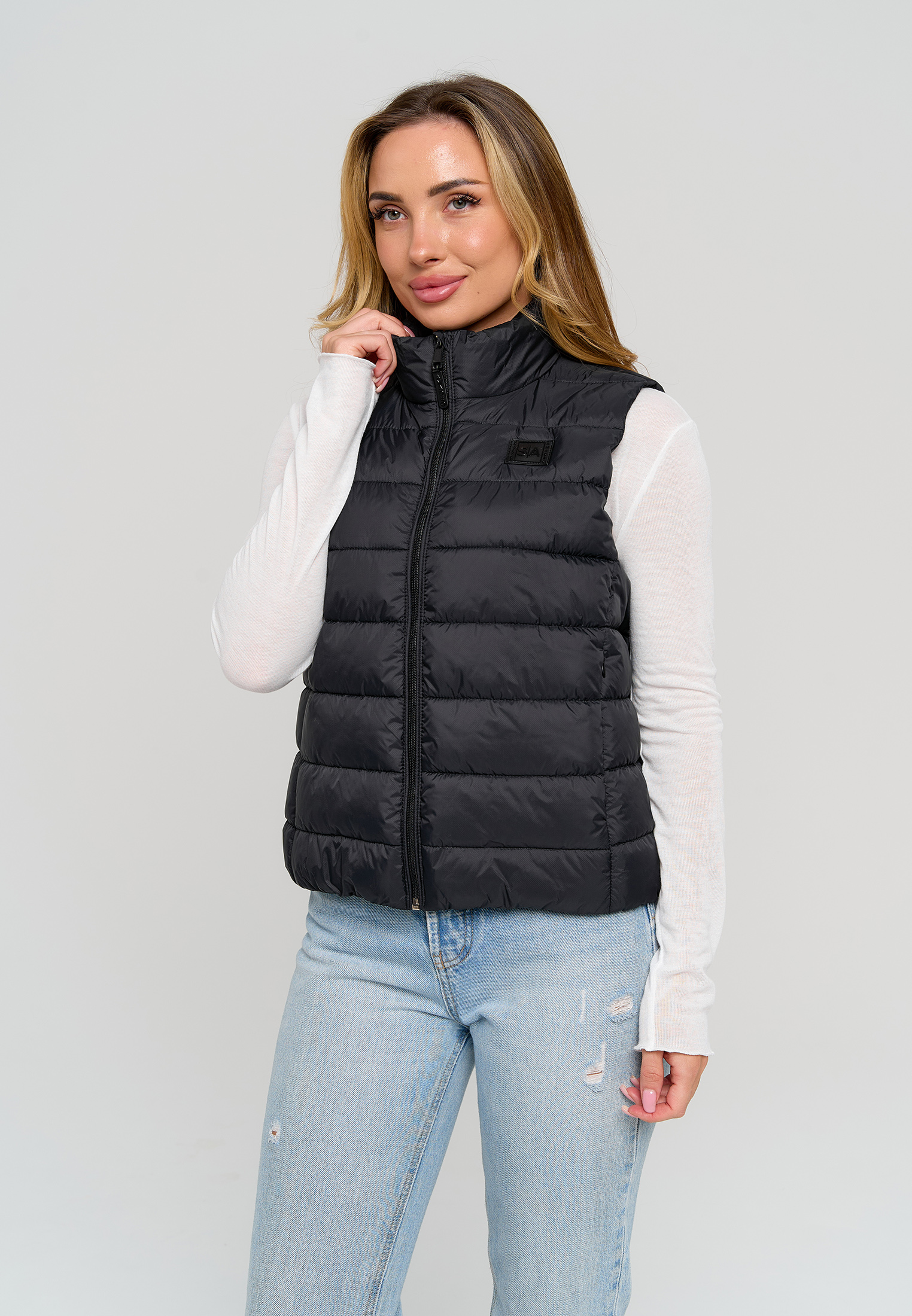 Жилет Stylish AMADEO AV-8508-черный - фото 2