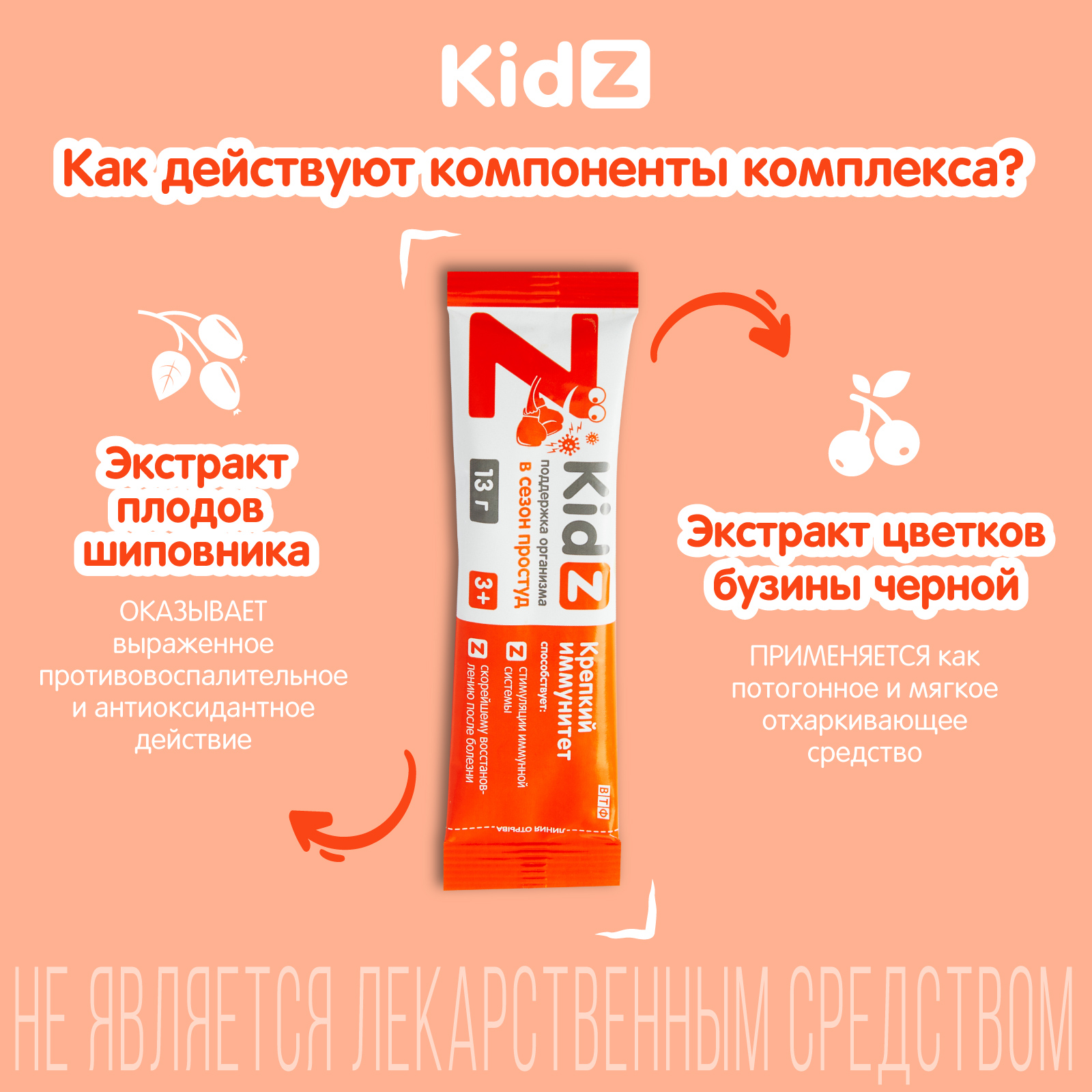 Комплекс витаминов для иммунитета Kidz для детей. Kidz - фото 2