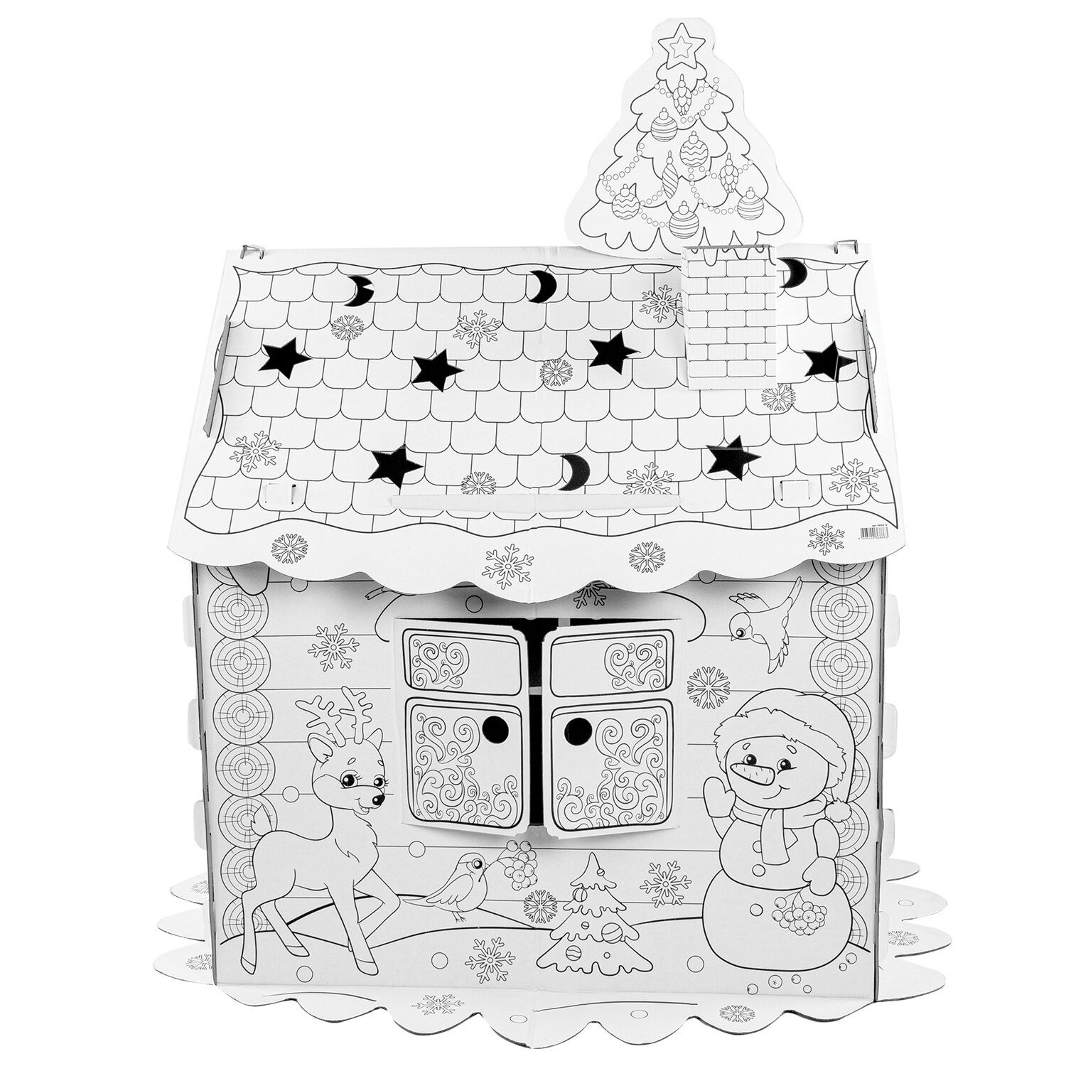 Набор для творчества Brauberg Новогодний Домик-раскраска - фото 16