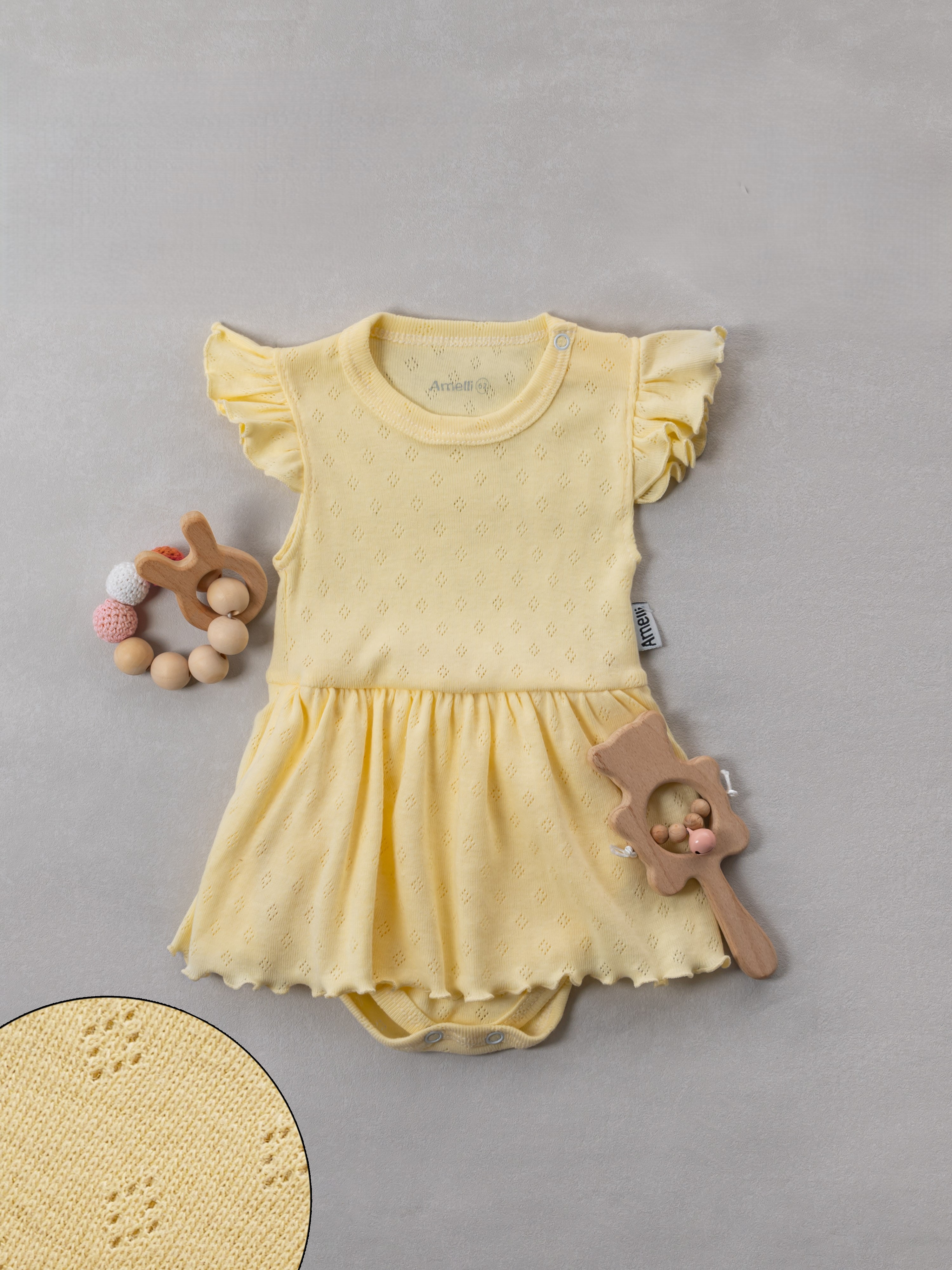 Боди-платье Amelli 290.050.0.0.044жел - фото 2